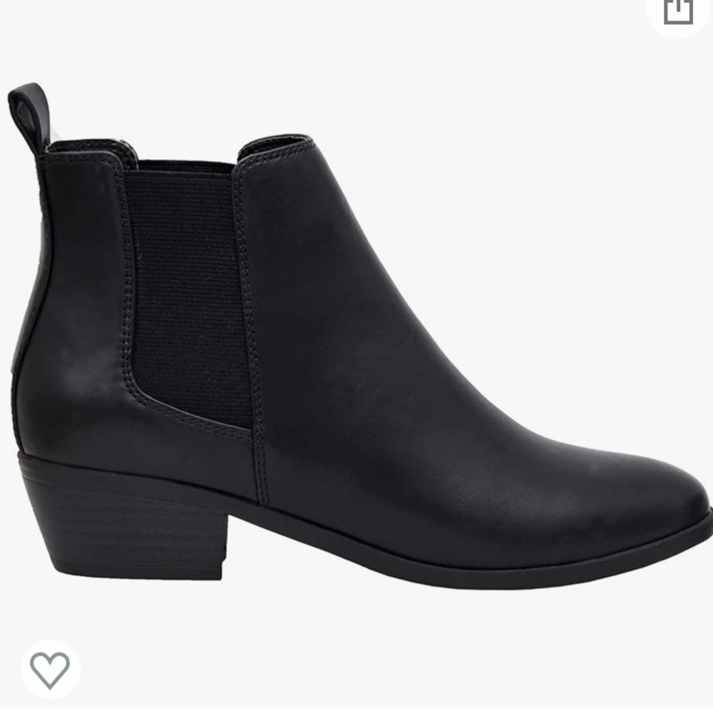 Dunes Black Chelsea Bootie